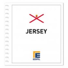 Edifil - Jersey 1981/1990 papel blanco montado transparente o negro