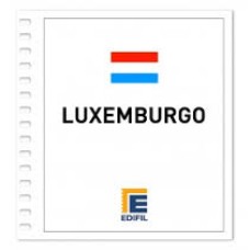 Edifil - Luxemburgo 1981/1990 papel blanco montado transparente o negro