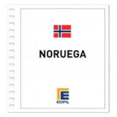 Edifil - Noruega suplemento 2019 papel blanco montado transparente o negro