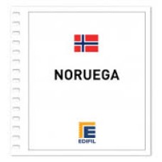 Edifil - Noruega 1991/1995 papel blanco s/montar