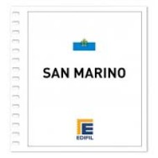 Edifil - San Marino 1970/1980 papel blanco montardo transparente o negro