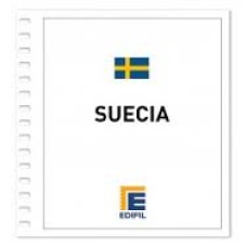 Edifil - Suecia 1996/2000 papel blanco montado transparente o negro