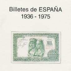 Edifil - Album billetes Estado Español 1936/1975