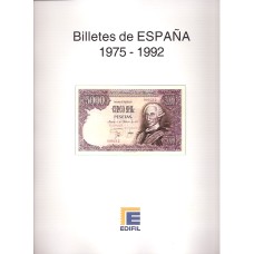 Edifil - Album billetes Juan Carlos I 1975/1992