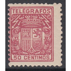 España Telégrafos 1931 Edifil 72 * Mh