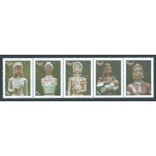 Brasil Correo 2016 Yvert 3572/76 ** Mnh Muñecas de Doña Izabel Mendes