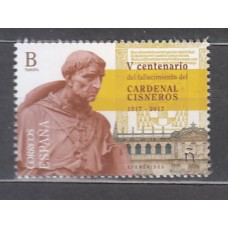 España II Centenario Correo 2017 Edifil 5116 ** Mnh Cardenal Cisneros