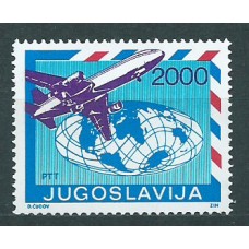 Yugoslavia - Correo 1989 Yvert 2182 ** Mnh Avión Avión