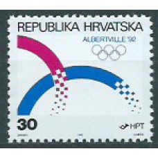 Croacia Correo 1992 Yvert 149 ** Mnh Juegos Olimpicos Albertville