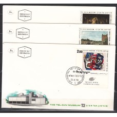 Israel - Correo 1970 Yvert 426/8 SPD Pinturas