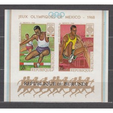 Burundi - Hojas Yvert 26 sin dentar ** Mnh  Olimpiadas de Mejico