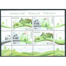 Tema Europa 2016 Rumania Hoja 493 ** Mnh