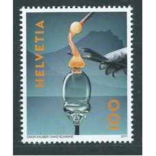Suiza - Correo 2017 Yvert 2405 ** Mnh Aniversario Artesania del Vidrio Hergiswill