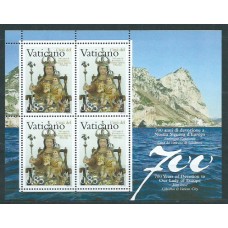 Vaticano - Correo 2009 Yvert 1482 Mini Hoja ** Mnh Nuestra señora de Europa