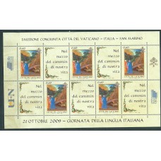 Vaticano - Correo 2009 Yvert 1506 Mini Hojita ** Mnh Miniatura