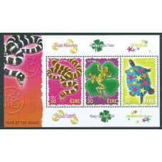 Irlanda - Correo 2001 Yvert 1318/20 ** Mnh Fauna