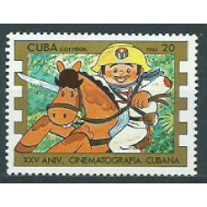 Cuba - Correo 1984 Yvert 2531 ** Mnh Cine