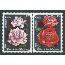 Cuba - Correo 1984 Yvert 2544/45 ** Mnh  Flores