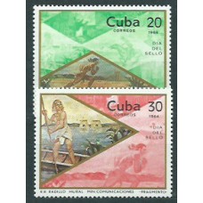 Cuba - Correo 1984 Yvert 2546/47 ** Mnh Día del sello