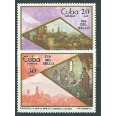 Cuba - Correo 1985 Yvert 2623/24 ** Mnh Día del sello