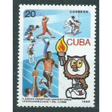 Cuba - Correo 1986 Yvert 2707A ** Mnh  Deportes