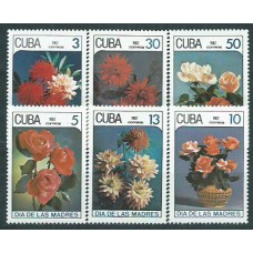 Cuba - Correo 1987 Yvert 2762/67 ** Mnh  Flores