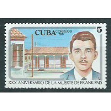 Cuba - Correo 1987 Yvert 2785 ** Mnh Frank Pais