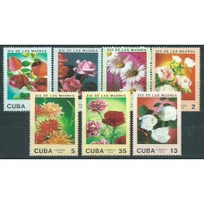 Cuba - Correo 1988 Yvert 2833/39 ** Mnh  Flores