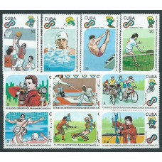 Cuba - Correo 1989 Yvert 2988/97 ** Mnh  Deportes