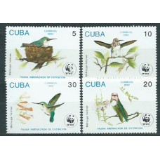 Cuba - Correo 1992 Yvert 3224/27 ** Mnh Fauna aves