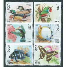 Cuba - Correo 1996 Yvert 3545/50 ** Mnh Fauna