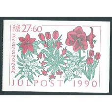 Suecia - Carnet 1990 Yvert 1625 ** Mnh  Flores