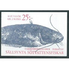 Suecia - Carnet 1991 Yvert 1631 ** Mnh Fauna peces