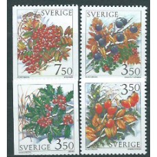 Suecia - Correo 1996 Yvert 1910/13 ** Mnh  Flores