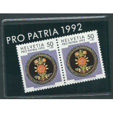 Suiza - Correo 1992 Yvert 1399 Carnet ** Mnh Pro Patria