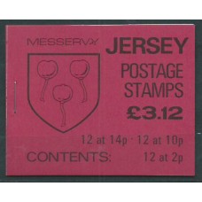 Jersey - Correo 1984 Yvert 261a Carnet ** Mnh Escudos