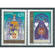 Tema Europa 1997 Bosnia Servia Yvert 69/70 ** Mnh