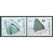 Argentina Correo 2017 Yvert 3165 /66 ** Mnh Mariposas