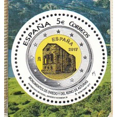 España II Centenario Correo 2017 Edifil 5149 SH ** Mnh Patrimonio mundial Oviedo