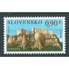 Tema Europa 2017 Eslovaquia Yvert 715 ** Mnh Castillos