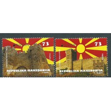 Tema Europa 2017 Macedonia Yvert 760/61 ** Mnh . Castillos