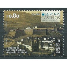 Tema Europa 2017 Azores Yvert 612 ** Mnh Castillos