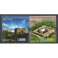 Tema Europa 2017 Alto Karabakh Yvert 110/11 ** Mnh Castillos