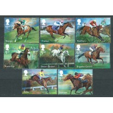 Gran Bretaña Correo 2017 Yvert 4434/41 ** Mnh Leyendas de Caballos