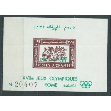 Afganistan Yvert Hojas 2 ** Mnh Deportes Olimpiadas de Roma