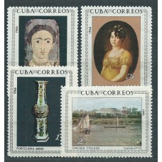 Cuba - Correo 1966 Yvert 971/74 ** Mnh Pinturas