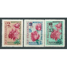 Bulgaria Correo 1963 Yvert 1197/99 ** Mnh Flores