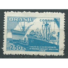 Brasil Correo 1958 Yvert 659 ** Mnh Barcos