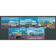 Cuba Correo 2016 Yvert 5516/20 **Mnh Seguridad Vial