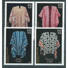 Argentina Correo 2017 Yvert 3172/75 ** Mnh Ponchos Argentinos